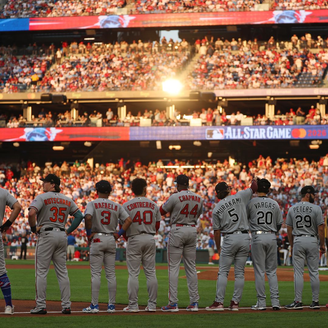 Jugadores de béisbol durante el Juego de Estrellas de la MLB en 2026